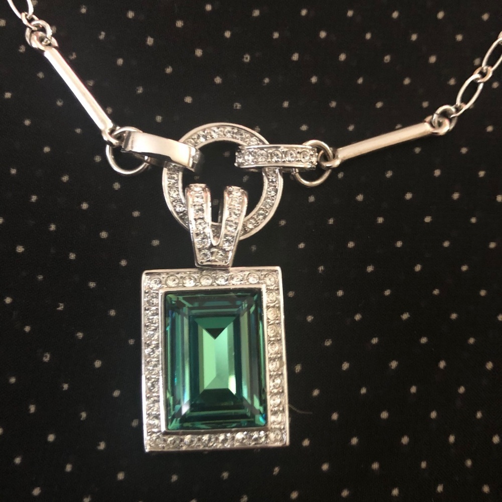 Borun America emerald necklace/ new no tag